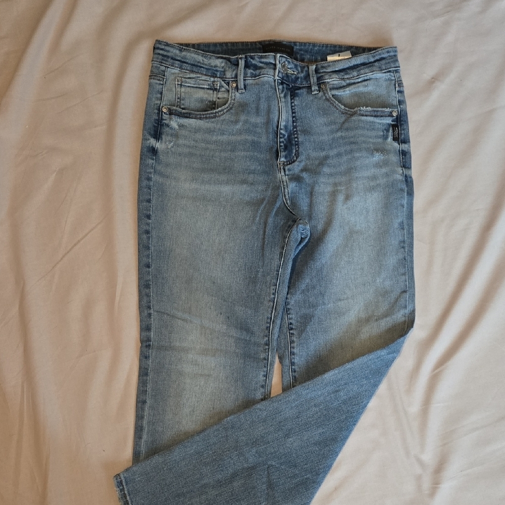 Silver Jeans Light Blue Women's Straight Jeans